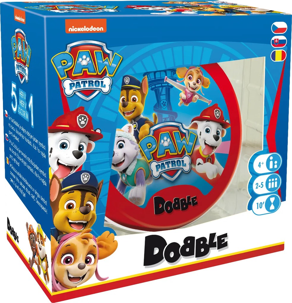 JOC DOBBLE PAW PATROL CZ/SK/RO - ASMODEE (DOBPP01CSSKRO)