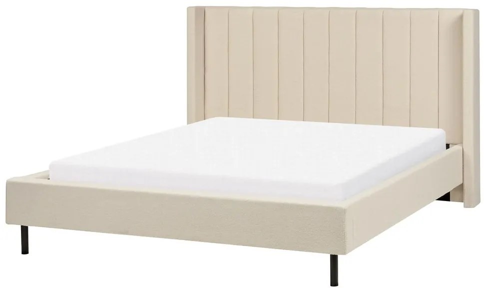 Pat matrimonial 160 cm Vue (boucle bej) (cu somieră). 1076453