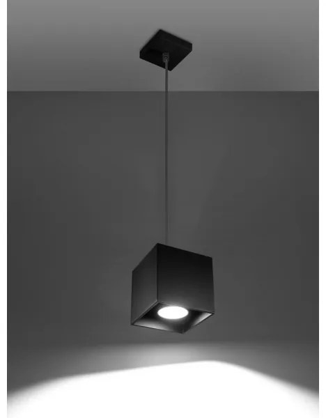 Lustră pe cablu QUAD 1 1xGU10/40W/230V negru