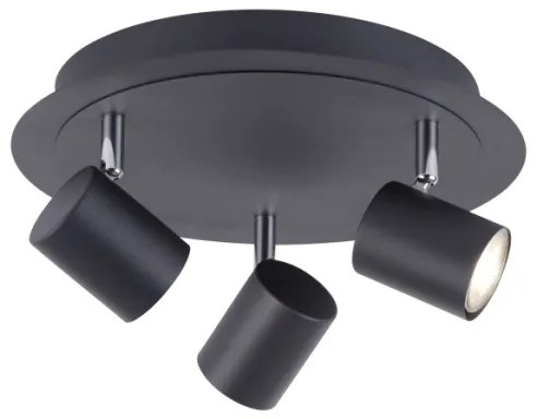 Spot LED TARIK 3xGU10/5W/230V antracit Leuchten Direkt 11943-13