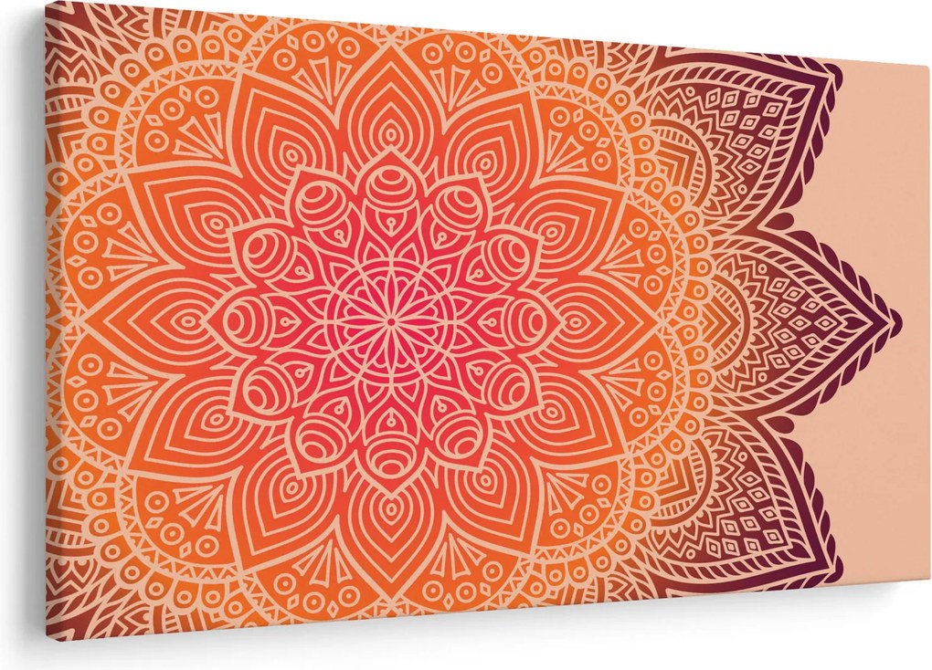 Tablou - Mandala artă (90x60 cm)