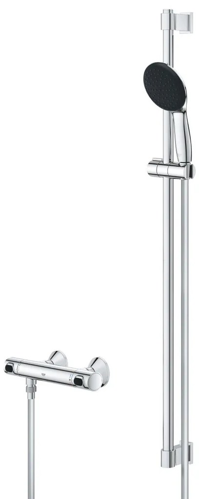 Grohe Precision Flow baterie de dus perete da StarLight Chrome 34805001