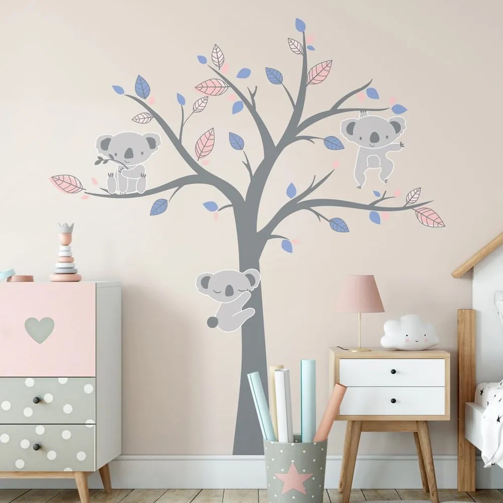 Autocolante de perete pentru camera copiilor Ambiance Koala Sweet