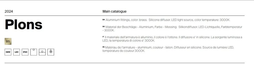 Lustra LED aplicata design decorativ Plons