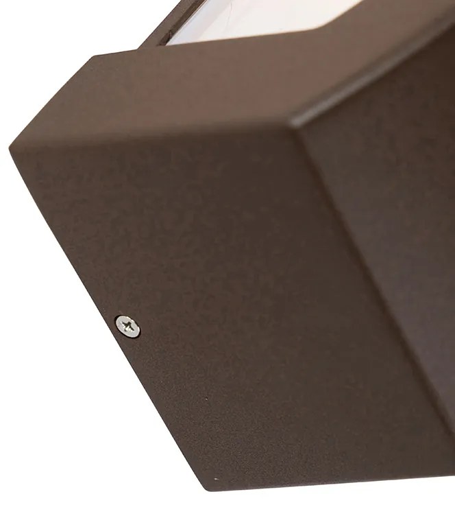 Aplică modernă maro ruginiu IP44 - Hurricane 1