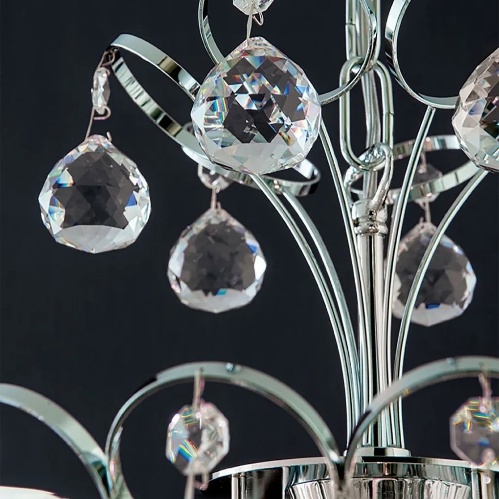 Lustra cristal Asfour, KRISTALL KLASSISCH crom 40cm