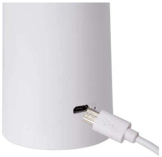 Lampă LED dimabilă Lucide 02807/04/31 JIVE LED/3W/5V 3000/6500K IP44 alb