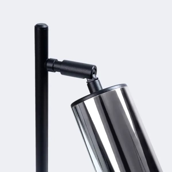 Lampă de masă Sollux SL.1373 WINX 1xGU10/10W/230V negru/crom