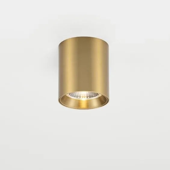 Spot aplicat LED design tehnic IRIS auriu mat