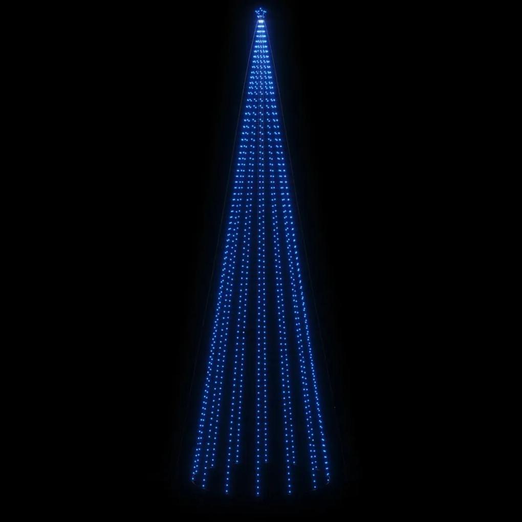 Brad de Craciun conic, 1134 LED-uri, albastru, 230x800 cm 1, Albastru, 800 x 230 cm