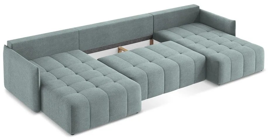 Colțar albastru extensibil/cu spațiu de depozitare (în formă de "U") Moku – Makamii