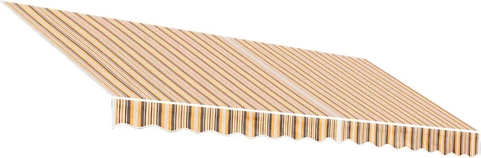 vidaXL Pânză de rezervă copertină, multicolor, 4x3,5 m