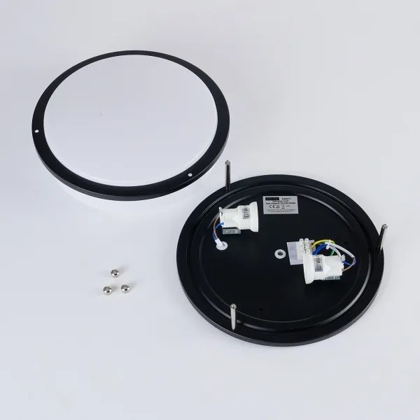 BRILAGI - Plafonieră ELARO, 2xE27/40W/230V, Ø 26 cm, neagră