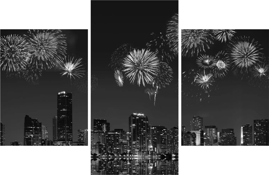Tablou - Artificii in Miami (90x60 cm)