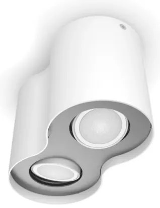 Spot LED dimabil Philips Hue PILLAR 2xGU10/4,2W/230V alb + telecomandă