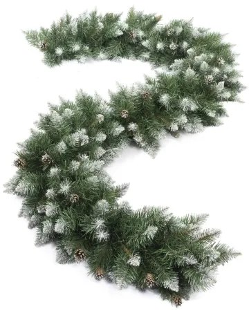 Ghirlandă decorativă de Crăciun, 270 cm