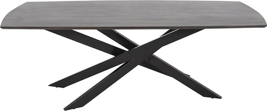 Masa de sufragerie, Lemn de mango, Maro inchis, SIGNUM 220cm