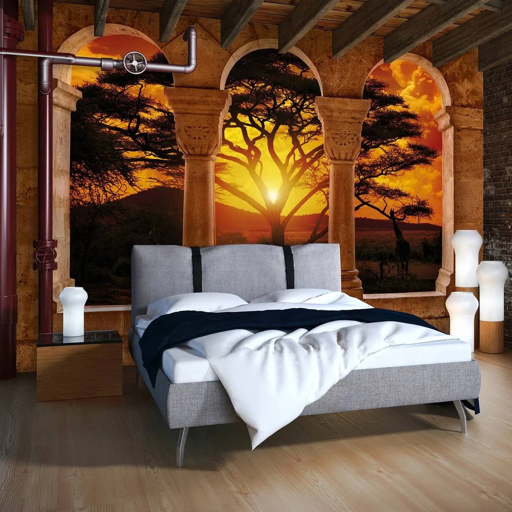Fototapet - Peisaj african (152,5x104 cm)