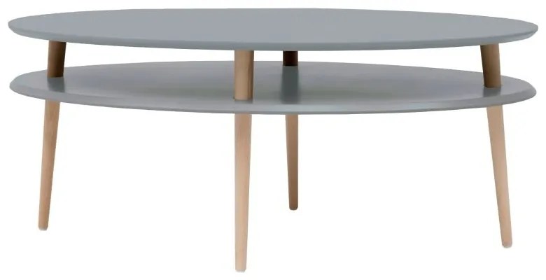 Masă de cafea Ragaba OVO, gri închis