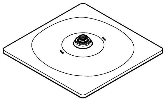 GROHE 26567000 - Cap de duș RAINSHOWER 310 mm, crom lucios