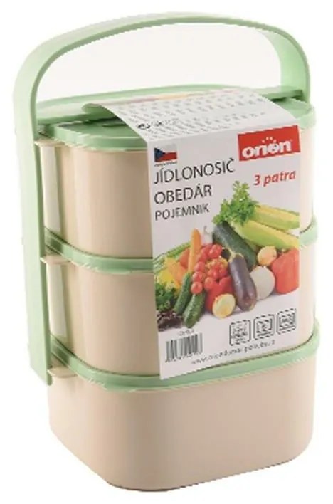 Tavă din plastic Orion Almi, 3 x 1,15 l