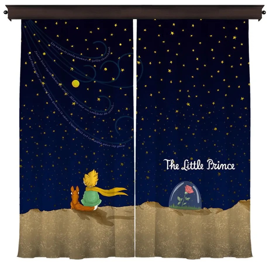 Set 2 draperii Curtain Tarro, 140 x 260 cm