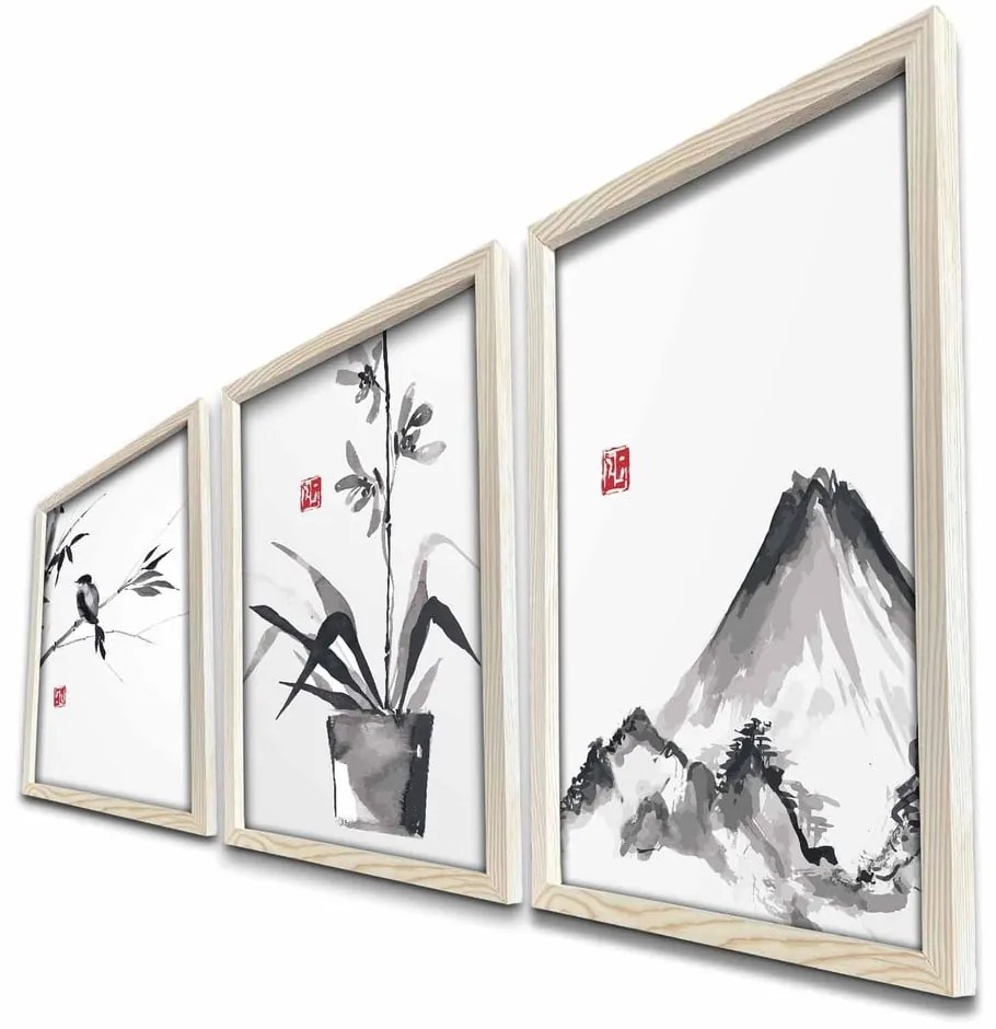 Tablouri 3 buc. 38x53 cm – Wallity