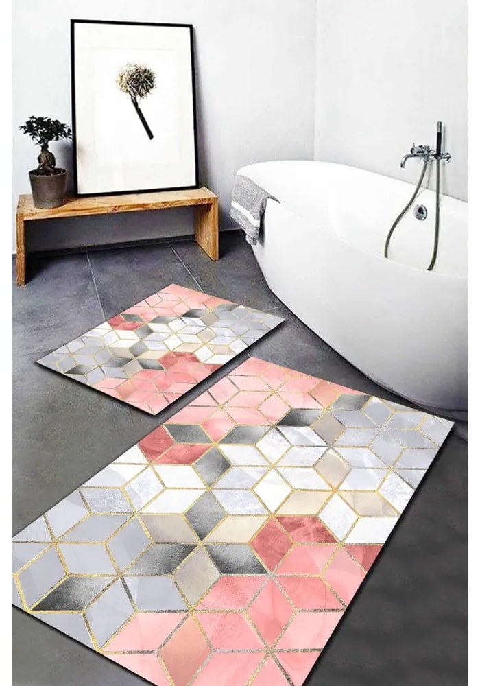 Covorașe de baie în set de 2 buc. Optic4 - Mila Home