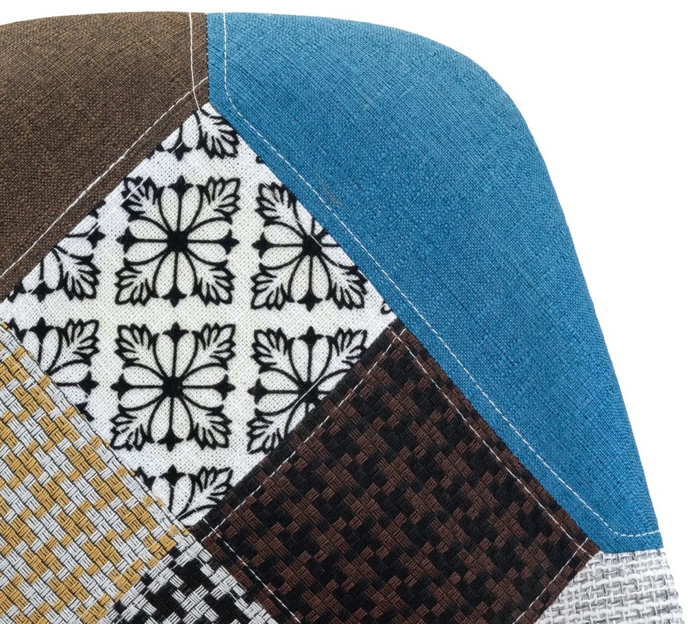 Scaune de sufragerie 4buc patchwork, Collage