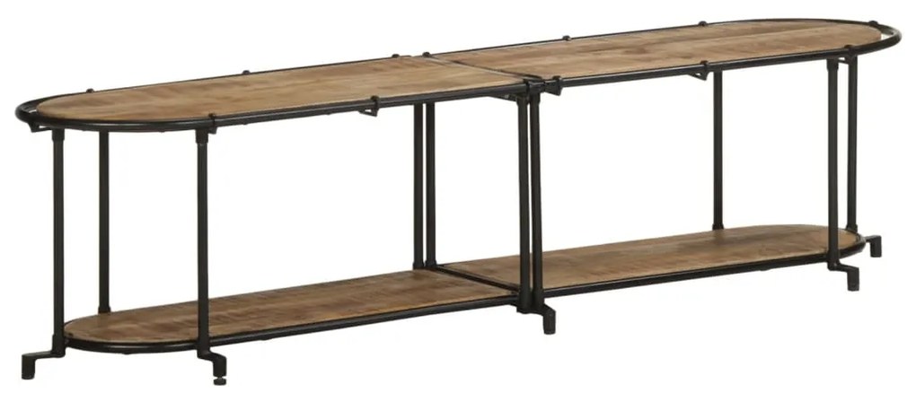 vidaXL Dulap TV, 160x42x40 cm, lemn masiv mango brut