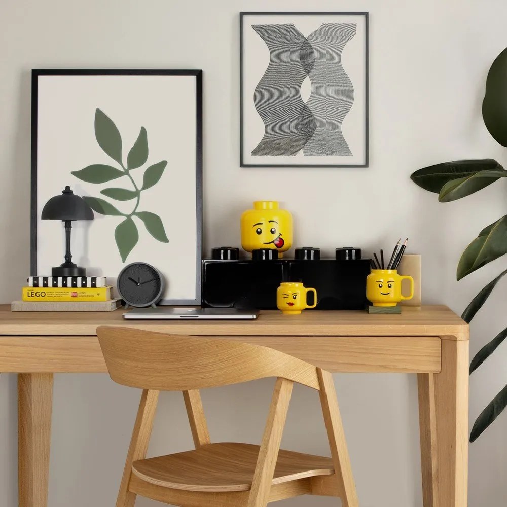 Cutie pătrată pentru depozitare LEGO®, negru