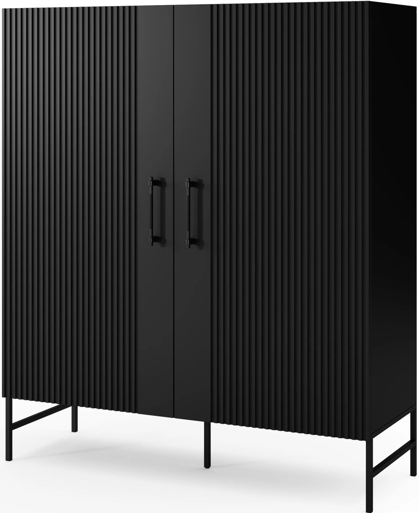 Comoda RAFTT 122x140cm, neagra