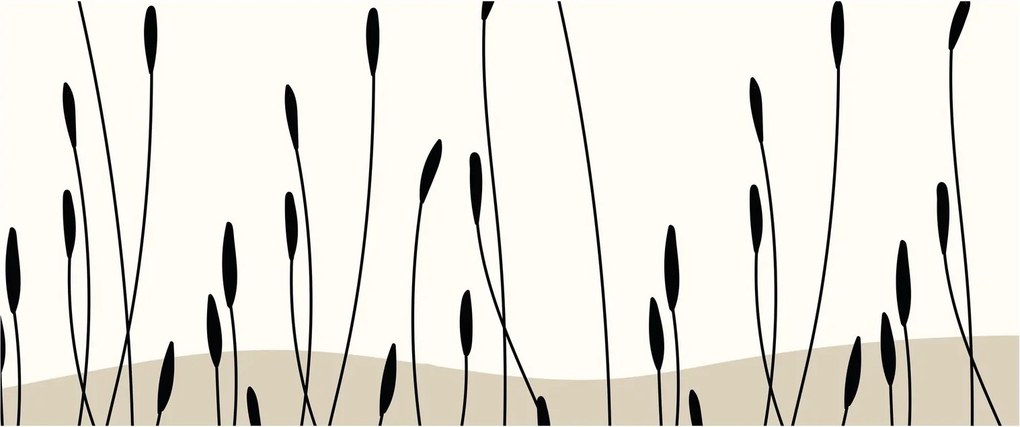 Tablou - Pajiște grafică N⁰3 (120x50 cm)