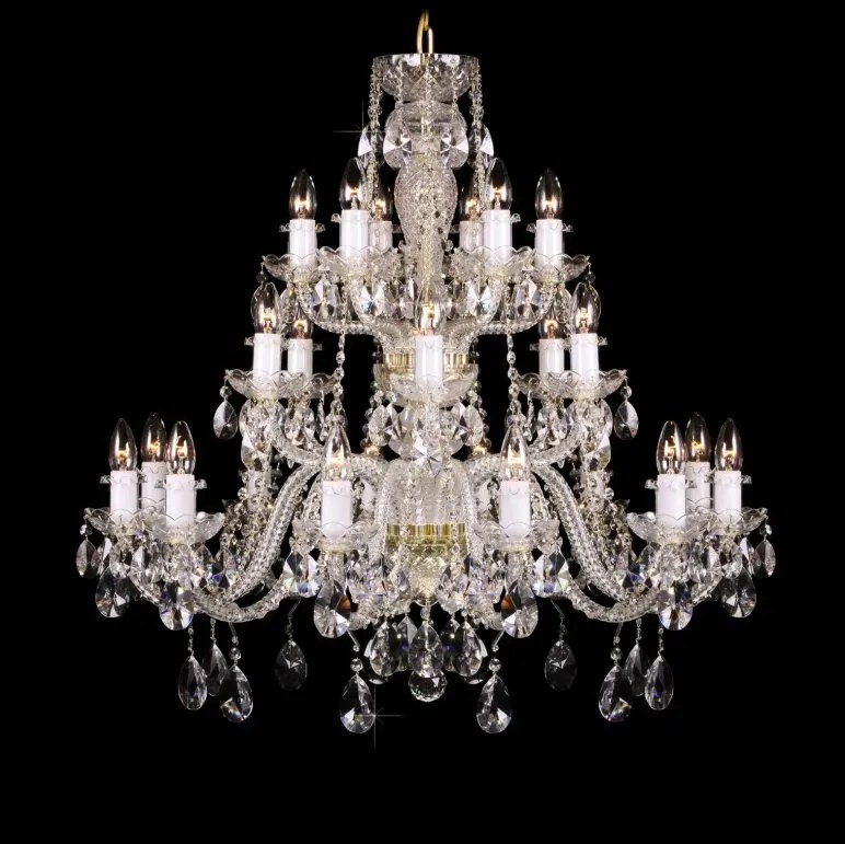 Lustra 24 brate cristal Bohemia L11 009/24/1-A; lip.