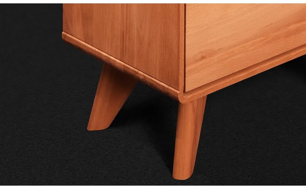 Comodă joasă din lemn de fag 90x63 cm Greg - The Beds