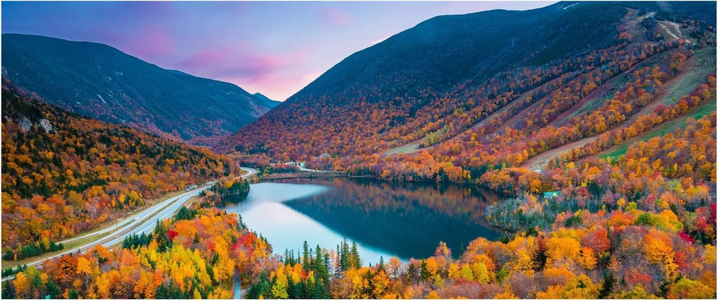 Tablou - White Mountain, New Hampshire, USA (120x50 cm)
