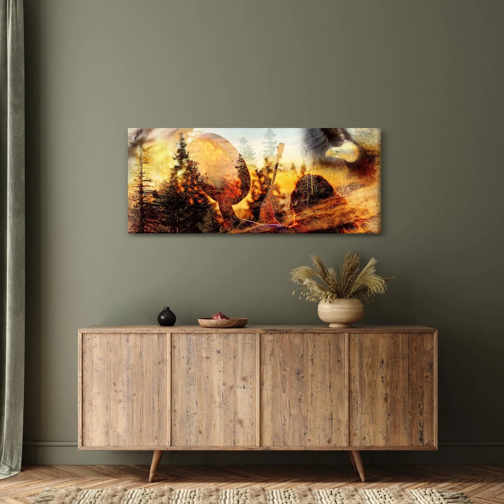 Tablou - Motiv șamanic (120x50 cm)