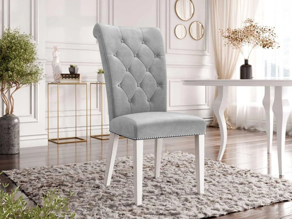 Scaun sufragerie Piewota (Gri + Alb) . Promo -17%. 1103510