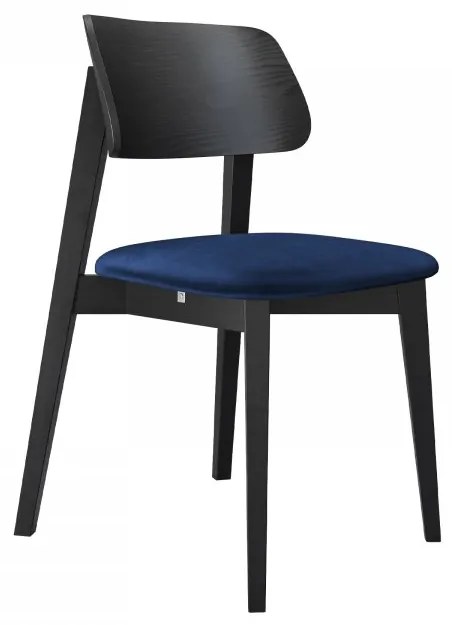 Scaun sufragerie KD 63 (Negru + albastru) . 1103450