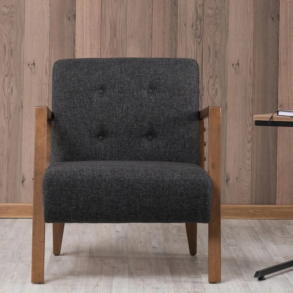 Fotoliu Kemer Dark Grey