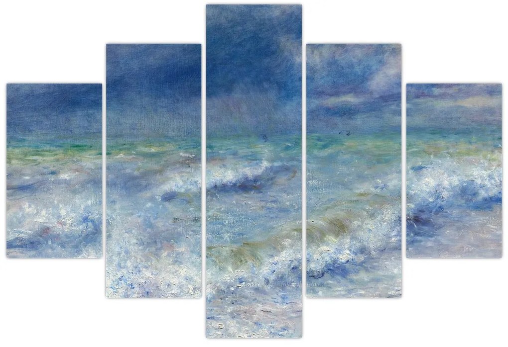 Tablou - Pierre-Auguste Renoir, Seascape, reproducere (150x105 cm)