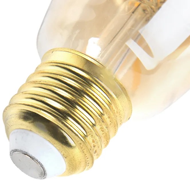 Set de 3 becuri LED cu dimmer E27 ST64 Goldline 5W 380lm 2200K