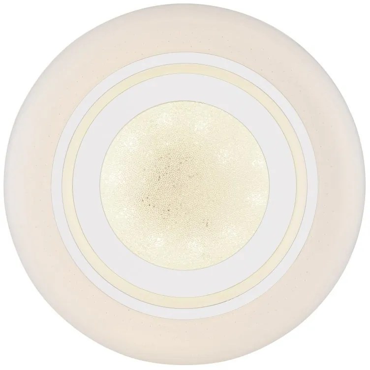 Plafoniera LED RGB cu telecomanda design modern Burro alb 39cm