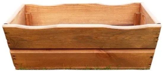 Ghiveci din lemn pentru flori 44 cm maro