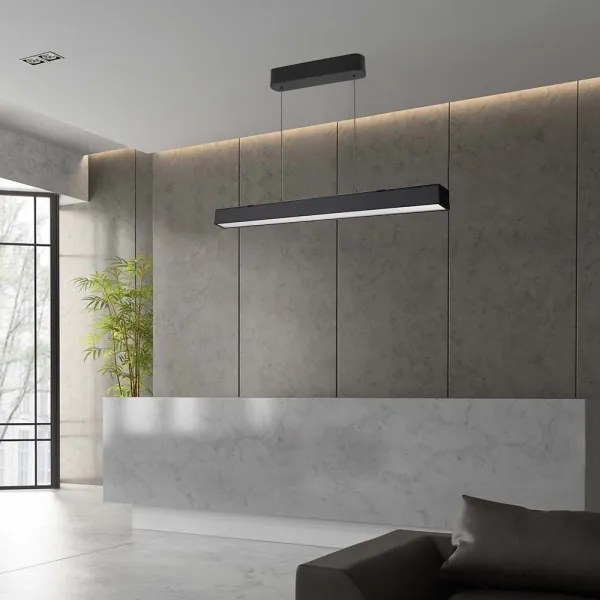 Lustră LED pe cablu LED/40W/230V 3000/4000/6400K negru