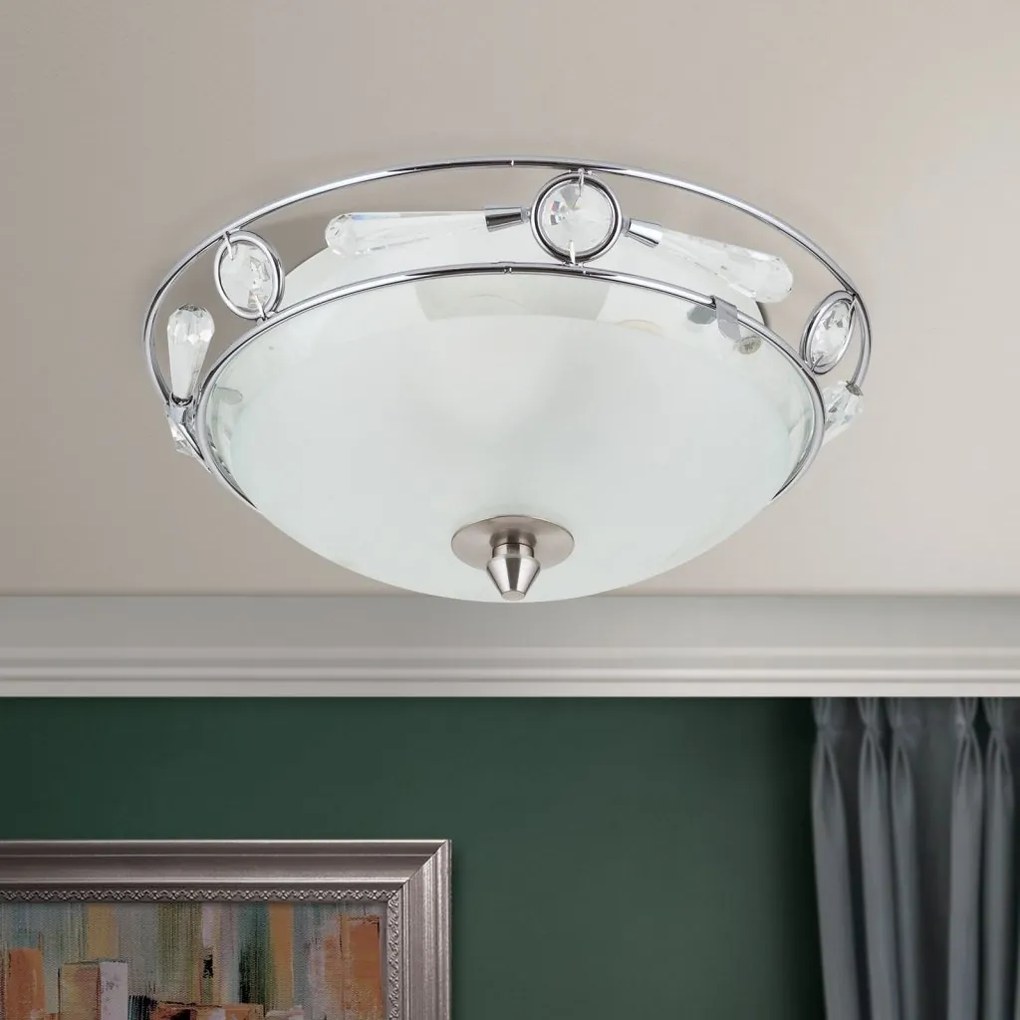 Plafoniera design modern OPALDESIGN 24cm, satin