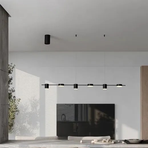 Lustra liniara cu 6 spoturi LED CCT RIAZ