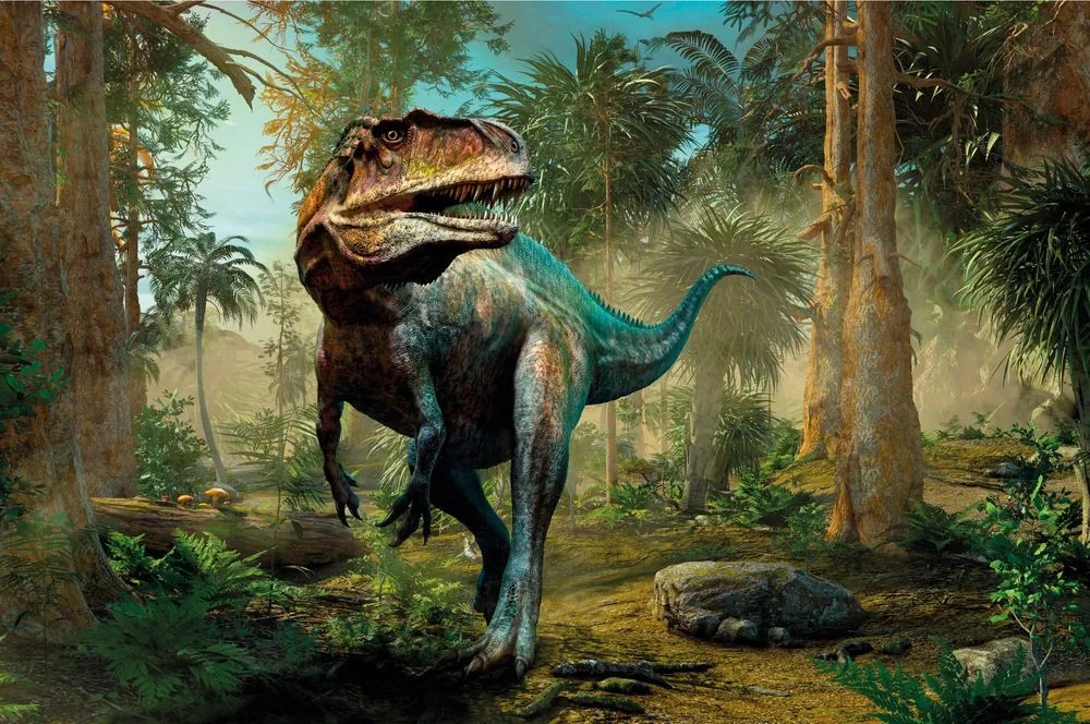 Tapet autoadeziv teritoriu de dinozauri