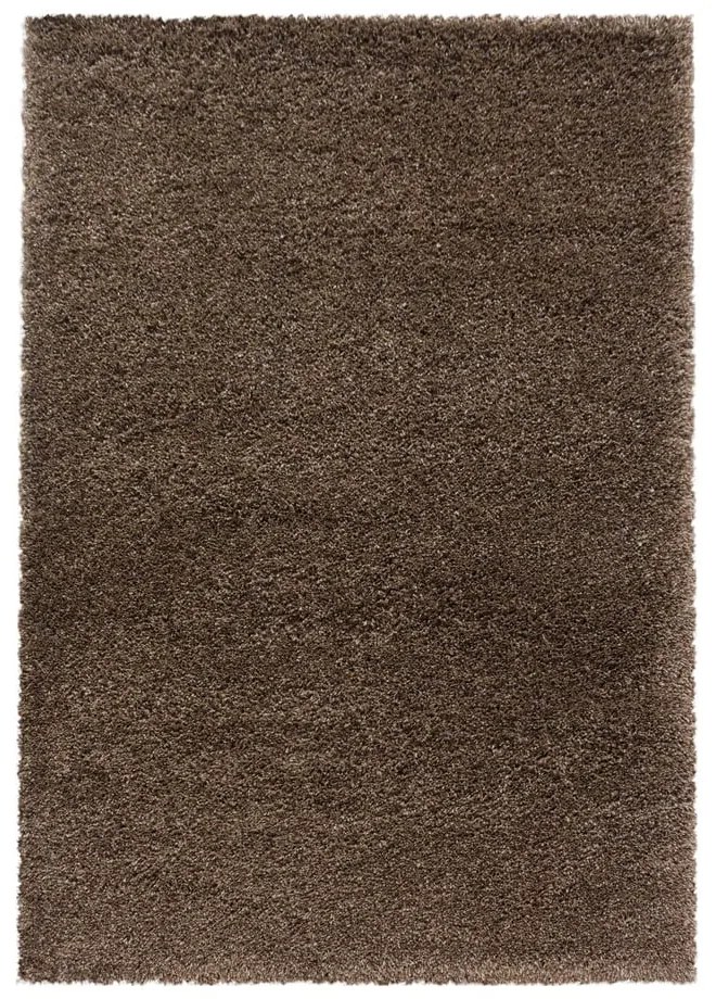 Covor maro închis 80x150 cm Fluffy – Ayyildiz Carpets
