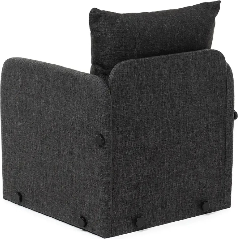 Fotoliu Extensibil Saga, gri, 200 cm x 60 cm